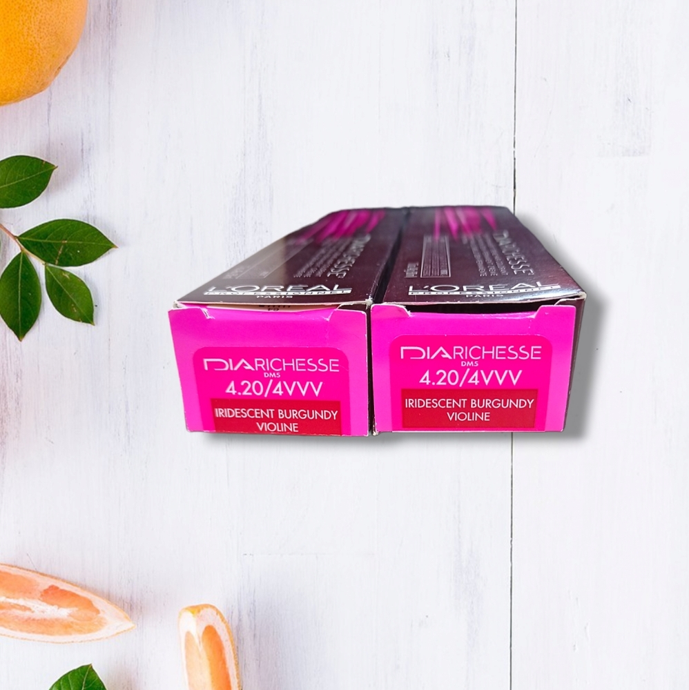 L'Oreal Professionnel DIARichesse 2 Tubes Ammonia-Free 4.20/4VVV Purple …